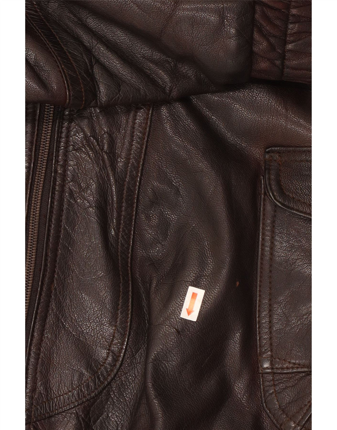 Milan Ανδρικό Δερμάτινο Μπουφάν UK 40 Large Brown