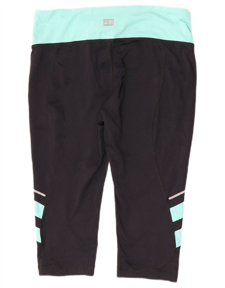 Fila Γυναικεία κολάν Capri UK 12 Medium Black Colourblock
