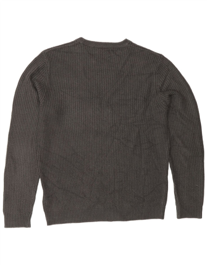 Jack & Jones Ανδρικό πουλόβερ με λαιμόκοψη μεγάλο γκρι ακρυλικό