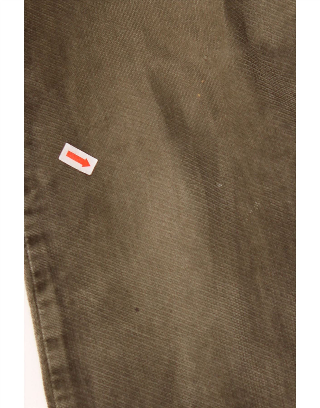 Ανδρικό ίσιο casual παντελόνι ARMANI W34 L29 Χακί Βαμβακερό