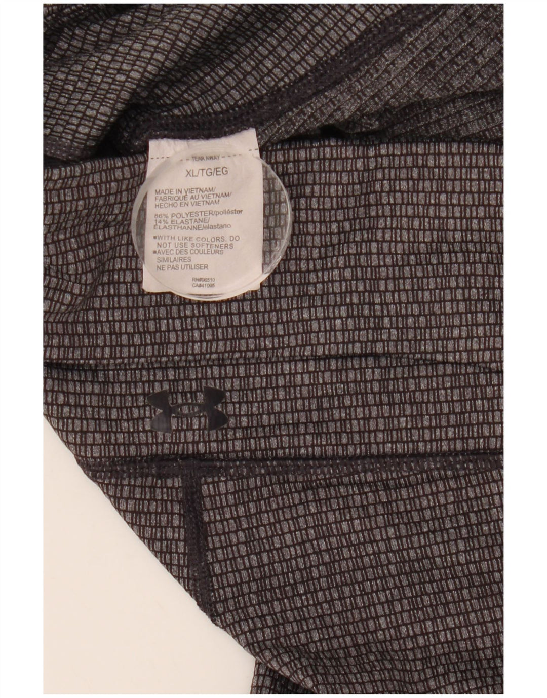 Γυναικείο Crop κολάν UNDER Armour Slim Fit UK 18 XL Grey Geometric