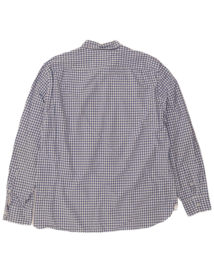 J. CREW Ανδρικό πουκάμισο XL Blue Check Cotton