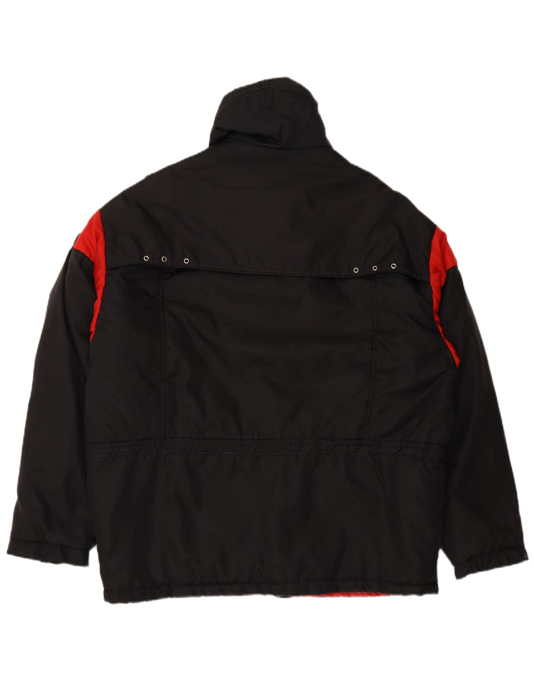 Ανδρικό τζάκετ VINTAGE Windbreaker IT 54 2XL Black Colourblock Polyamide