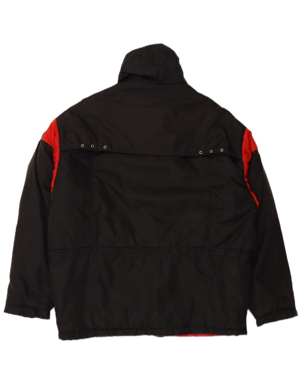 Ανδρικό τζάκετ VINTAGE Windbreaker IT 54 2XL Black Colourblock Polyamide
