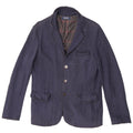 Zara Boys 3 Button Blazer Jacket 13-14 Years XL Navy Blue Cotton