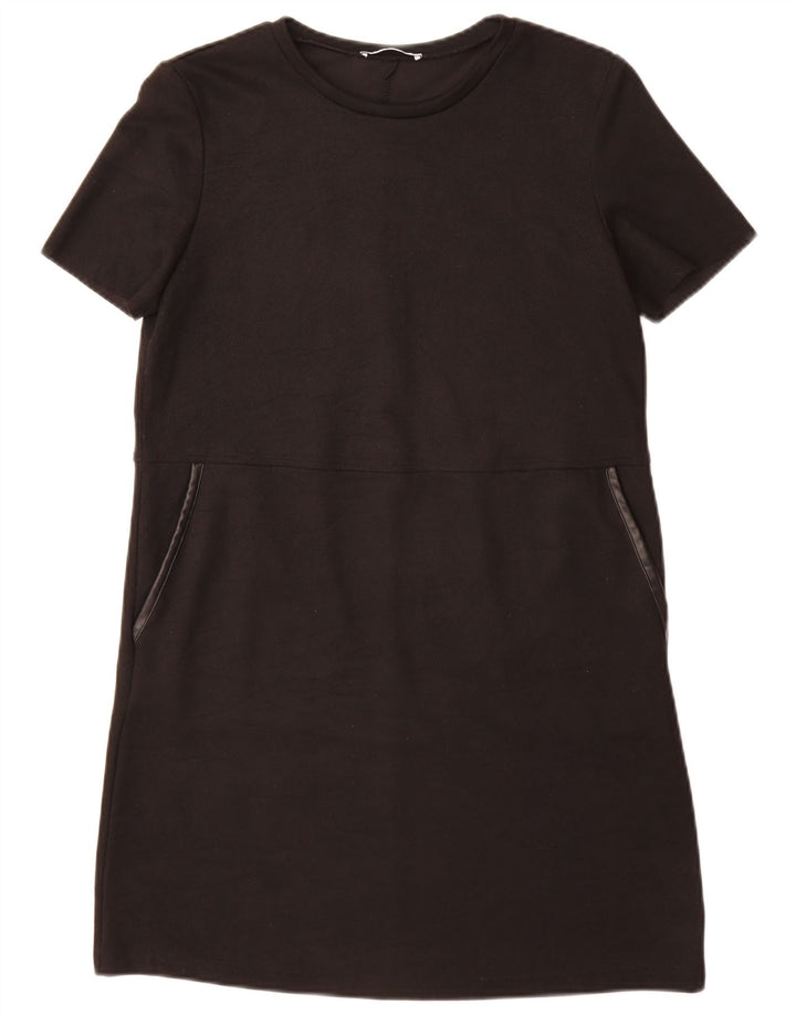 Zara Γυναικείο Φόρεμα Shift UK 10 Small Black