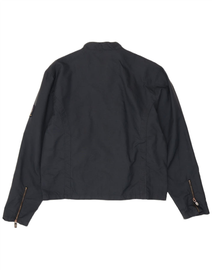 Ανδρικό μπουφάν Refrigue Bomber UK 44 2XL Navy Blue Colorblock Nylon