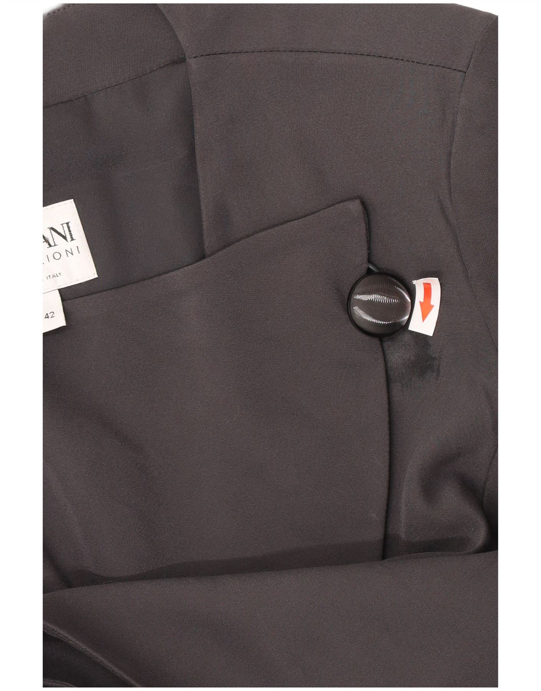 Armani Collezioni Γυναικείο Μπουφάν 1 Κουμπί Blazer IT 42 Medium Black Acetate