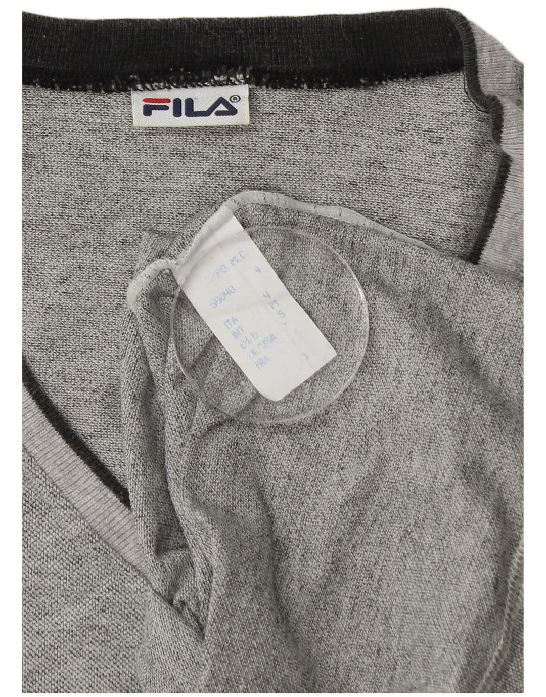 Ανδρικό T-Shirt Fila Top Μεσαίο γκρι βαμβακερό