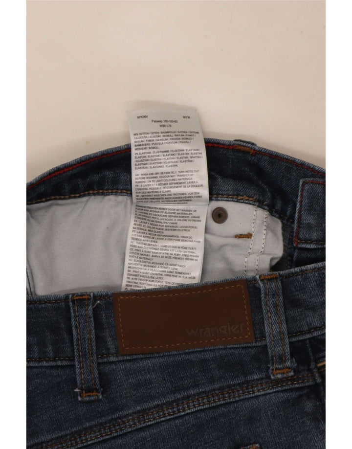 Ανδρικό τζιν κανονικό ίσιο Wrangler W33 L30 Μπλε βαμβακερό