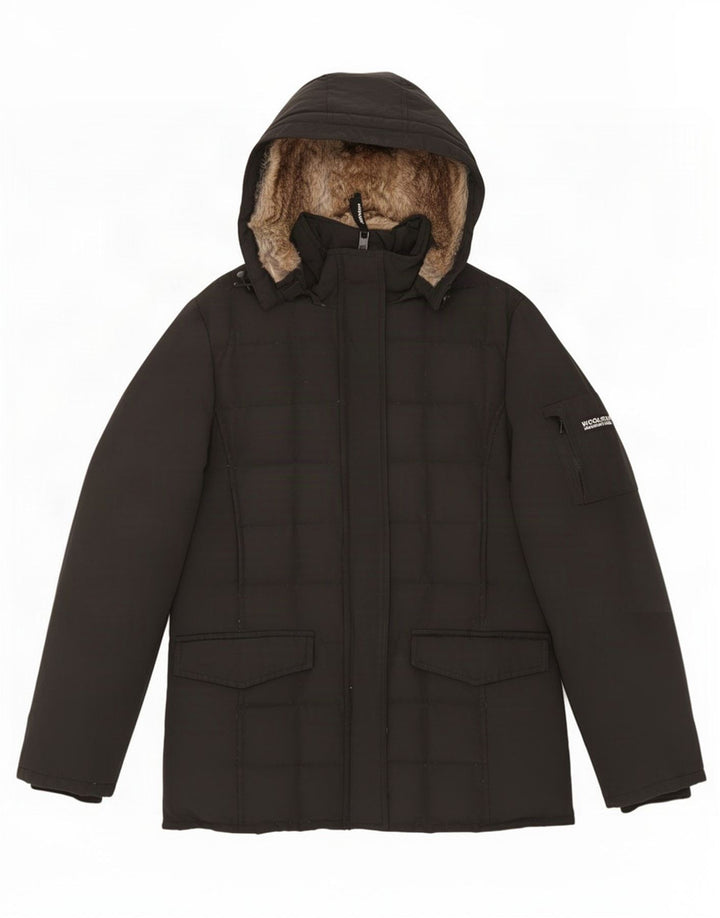 Woolrich Γυναικείο μπουφάν με κουκούλα UK 16 Large Black