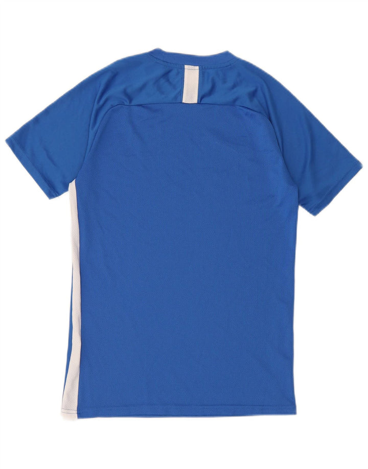Ανδρικό μπλουζάκι Nike Dri Fit Top Small Blue Colorblock Polyester