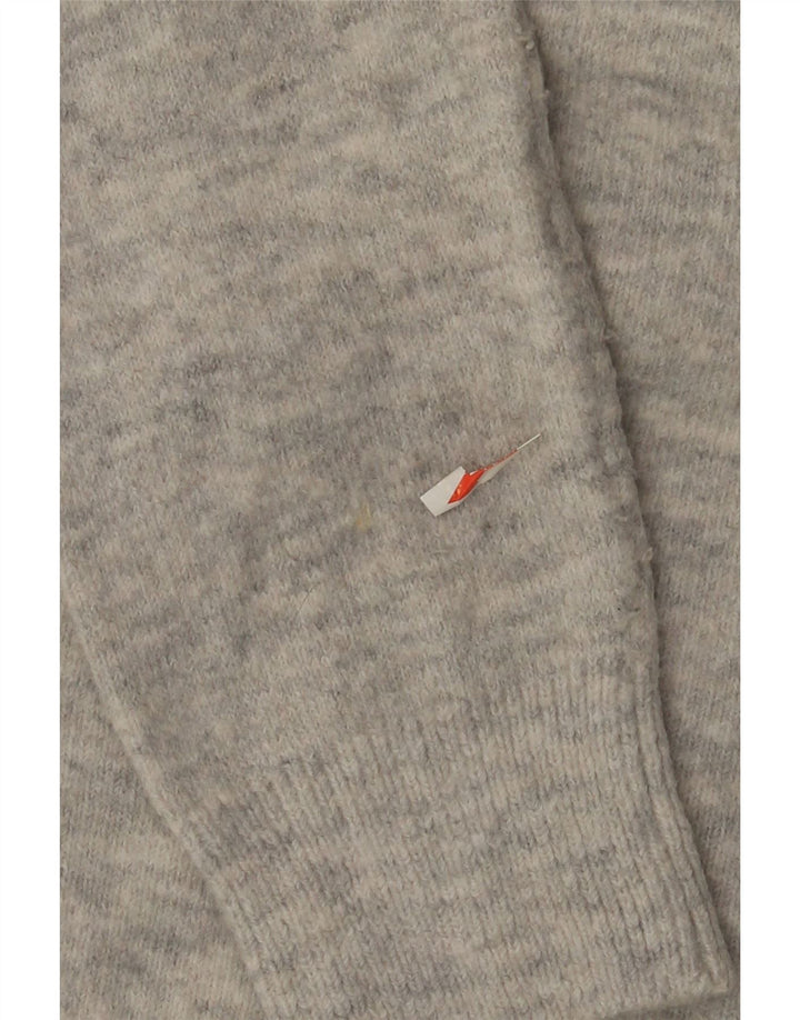 Marks & Spencer Γυναικείο πουλόβερ με λαιμόκοψη UK 14 Medium Grey Flecked