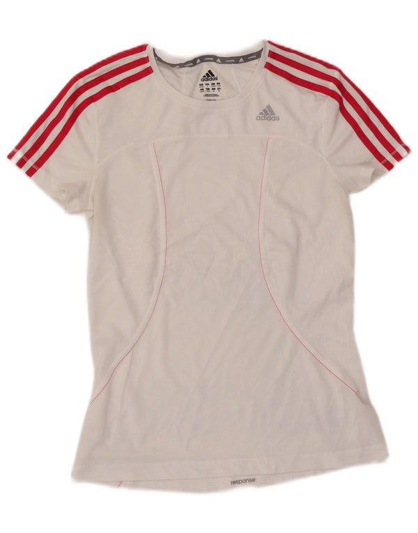 Γυναικείο T-Shirt για τρέξιμο Adidas Top UK 8/10 Small White
