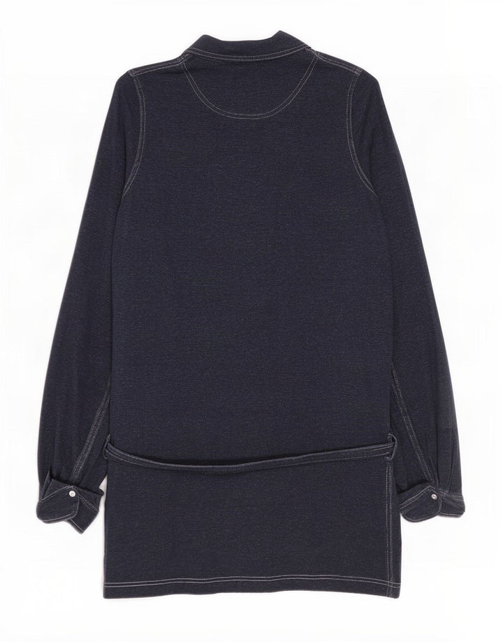 Γυναικείο πουκάμισο Lacoste φόρεμα νούμερο 38 Medium Navy Blue από βαμβάκι