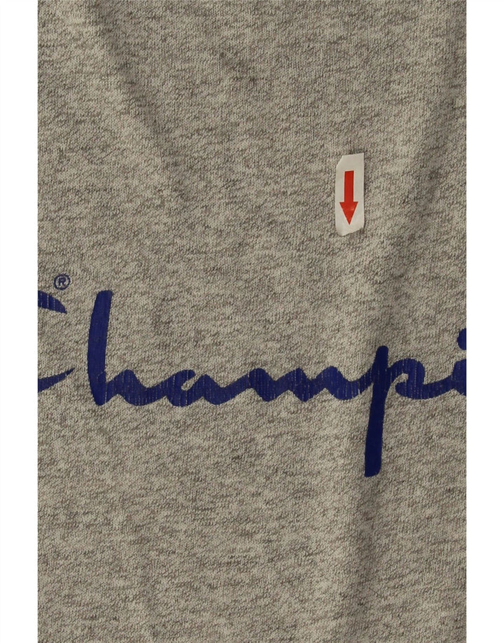 Ανδρικό T-Shirt Champion Graphic Top Large Grey Flecked