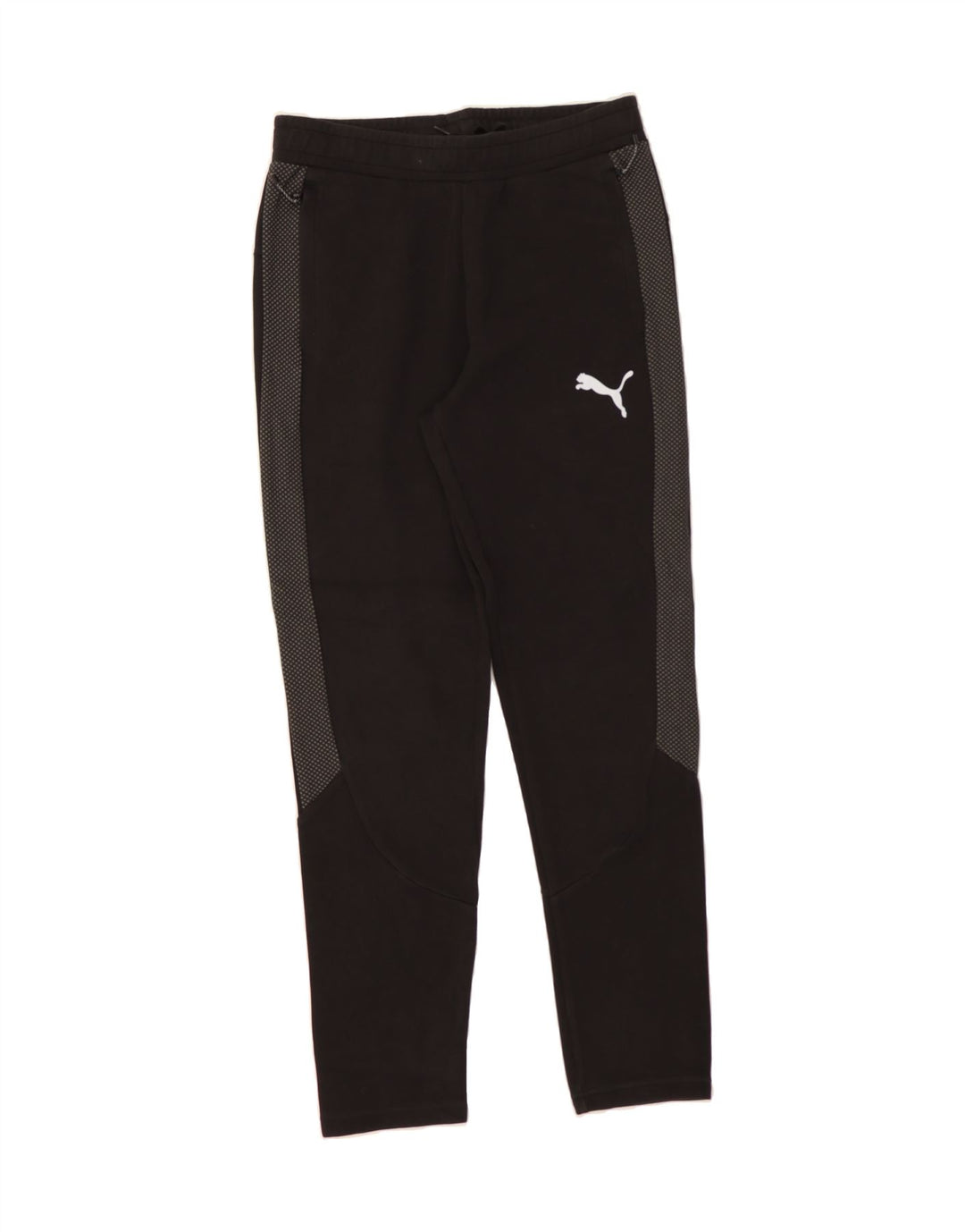 PUMA Mens Tracksuit Trousers Medium  Black Spotted Cotton Vintage Puma and Second-Hand Puma from Messina Hembry 
