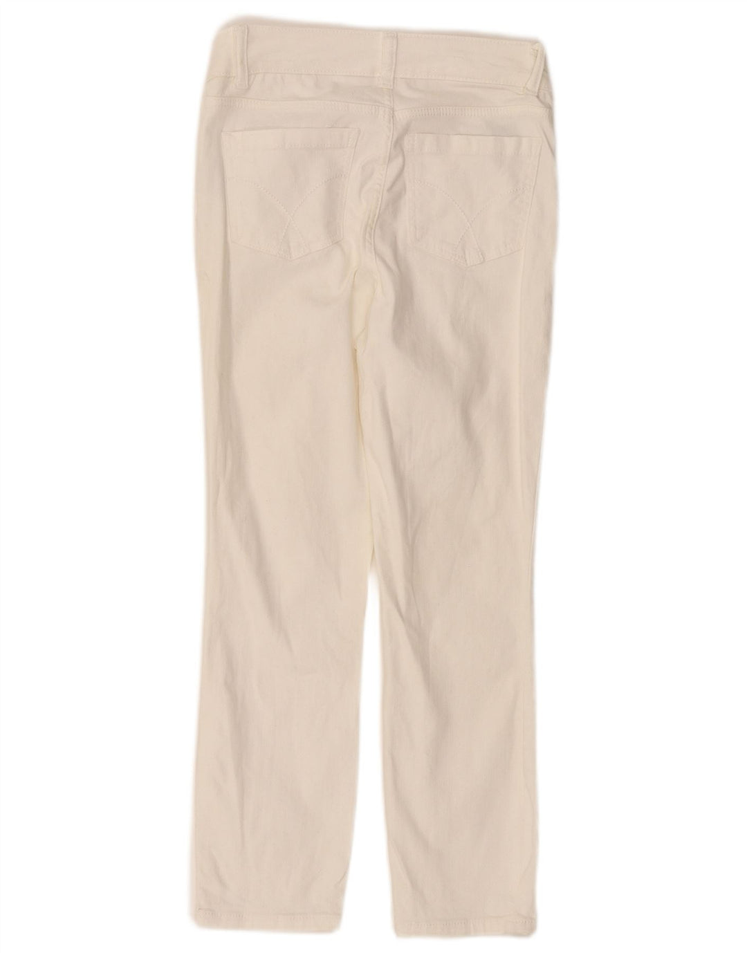 CREW ΕΝΔΥΜΑΤΑ Γυναικεία χαμηλή μέση τζιν UK 8 Small W26 L23 White