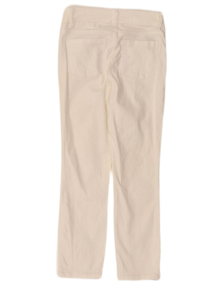 CREW ΕΝΔΥΜΑΤΑ Γυναικεία χαμηλή μέση τζιν UK 8 Small W26 L23 White