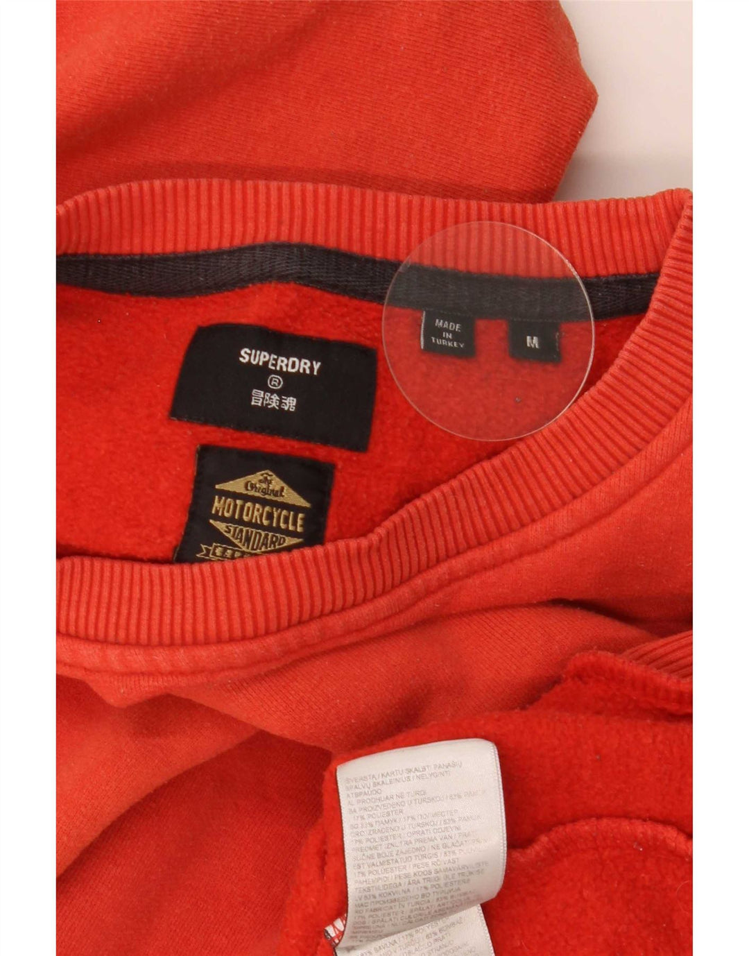 Ανδρικό γραφικό φούτερ Superdry Jumper Μεσαίο πορτοκαλί βαμβακερό
