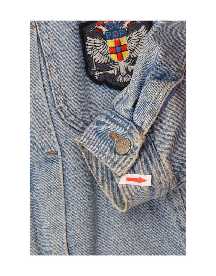 POP 84 Ανδρικό τζιν Sherpa Jacket UK 38 Medium Blue