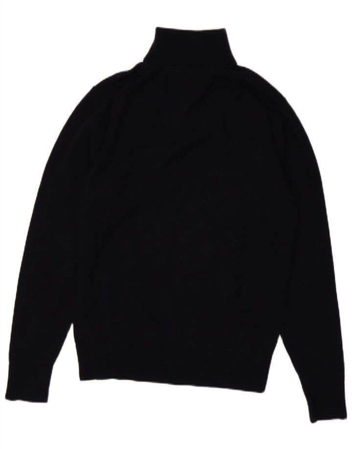 TOMMY HILFIGER Ανδρικό πουλόβερ με φερμουάρ με λαιμόκοψη μεγάλου γαλάζιου αρνιού