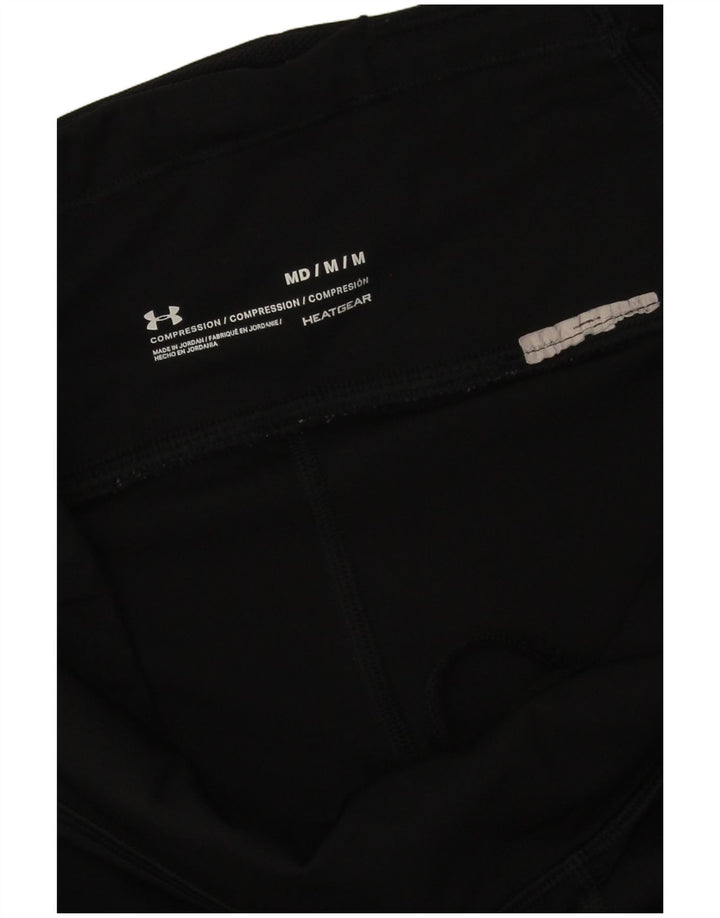 Under Armour Γυναικεία Heat Gear Abstract Pattern κολάν UK 12 Medium Black