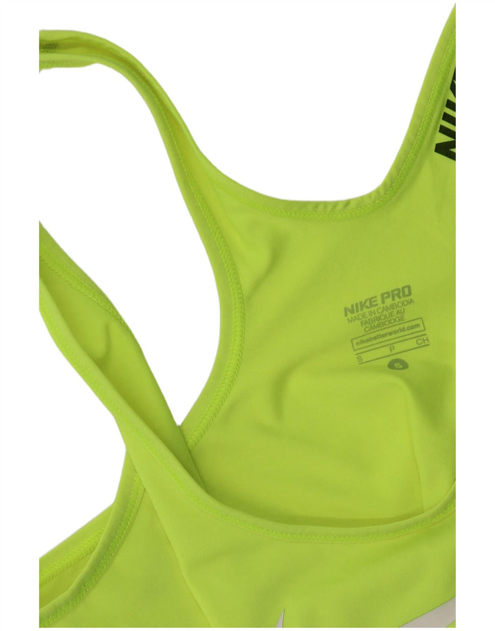 Γυναικείο γραφικό γιλέκο NIKE τοπ UK 8 Small Green Synthetic