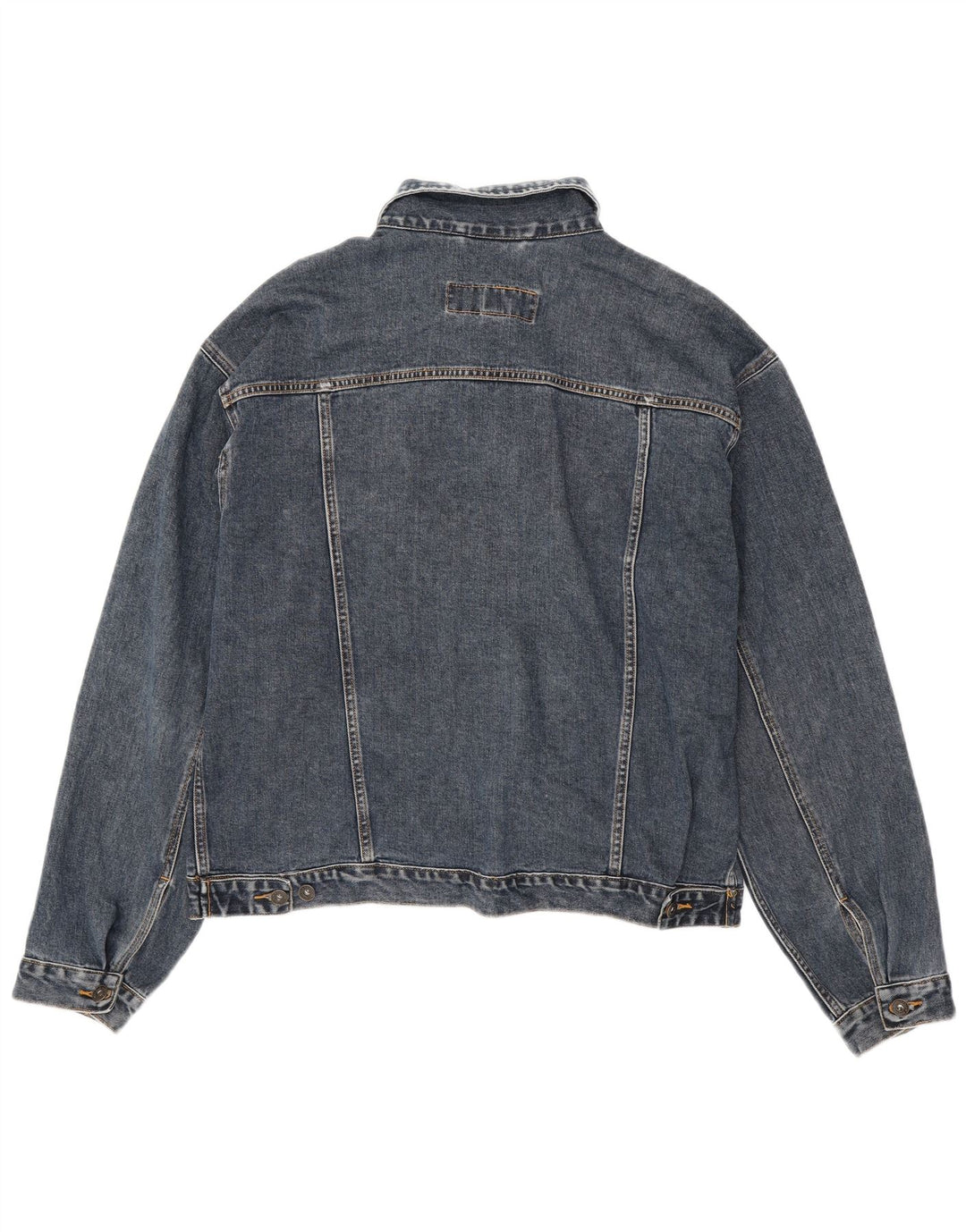 OLD NAVY Ανδρικό Τζιν Μπουφάν UK 40 Μεγάλο Βαμβακερό Navy Blue