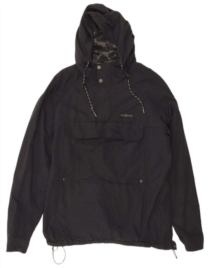 Ανδρικό μπουφάν βροχής με κουκούλα Columbia UK 40 Large Grey Nylon