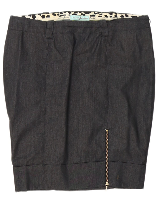 Guess By Marciano Γυναικεία Pencil Φούστα IT 46 Large W34 Γκρι βαμβακερή