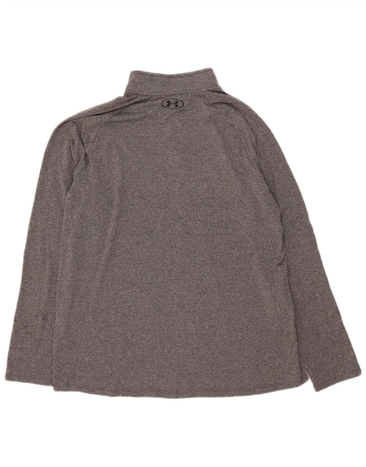 Ανδρική φόρμα πουλόβερ με φερμουάρ Heat Gear Under Armour Top XL Γκρι