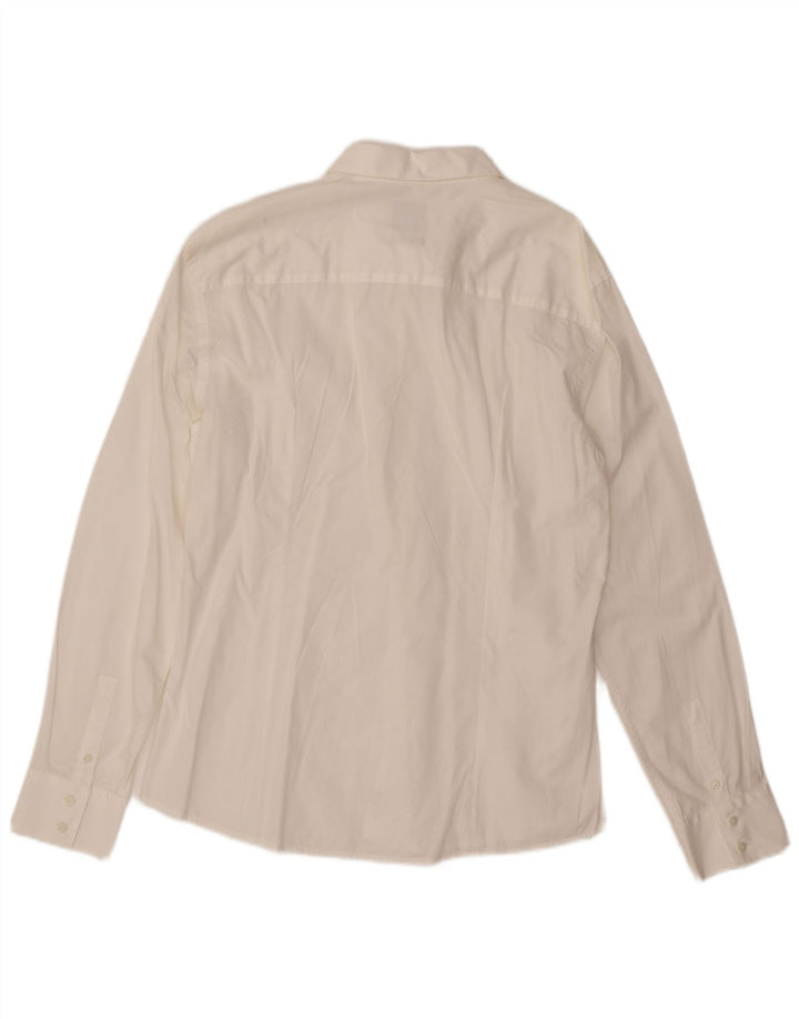 Ανδρικό πουκάμισο CALVIN KLEIN Slim Fit XL Λευκό