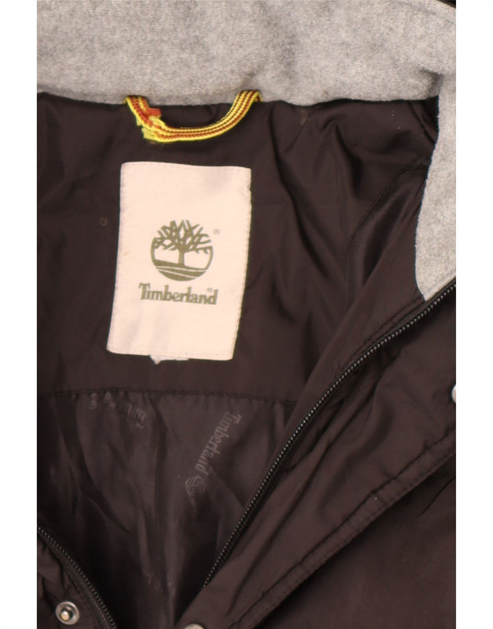 TIMBERLAND Μπουφάν με κουκούλα για αγόρια 10-11 ετών καφέ