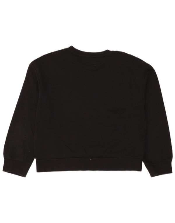 Zara Γυναικεία φούτερ Trafaluc Oversized Jumper UK 10 Small Black Cotton