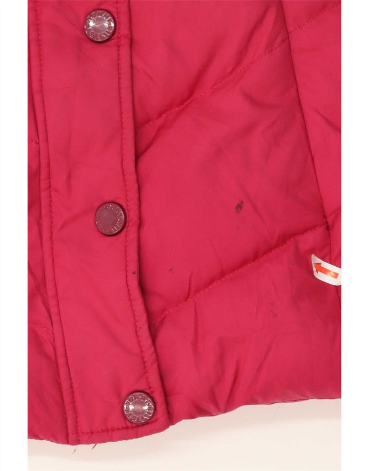 Tommy Hilfiger γυναικείο μπουφάν με κουκούλα UK 10 Small Pink Polyester