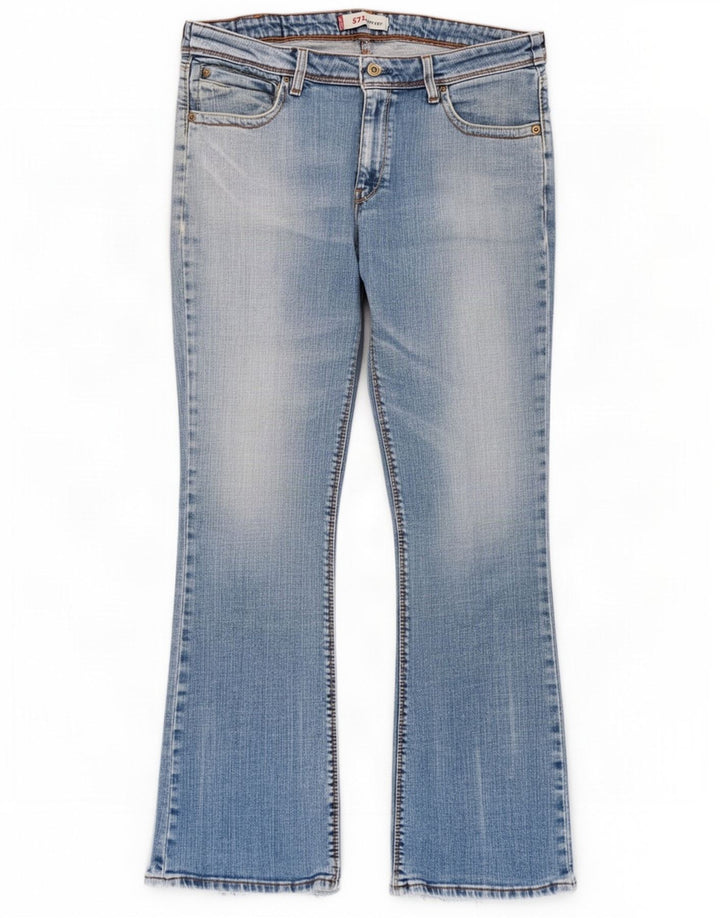 Levi's Womens 572 Bootcut Jeans W34 L32 Blue Cotton