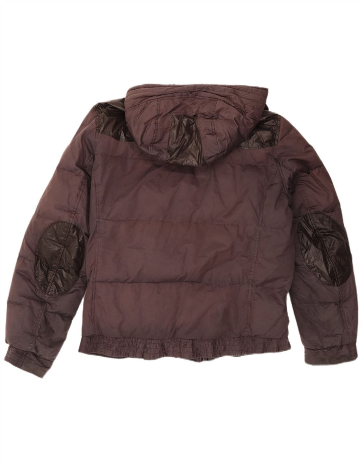 Ανδρικό μπουφάν με κουκούλα Hugo Boss UK 38 Medium Maroon