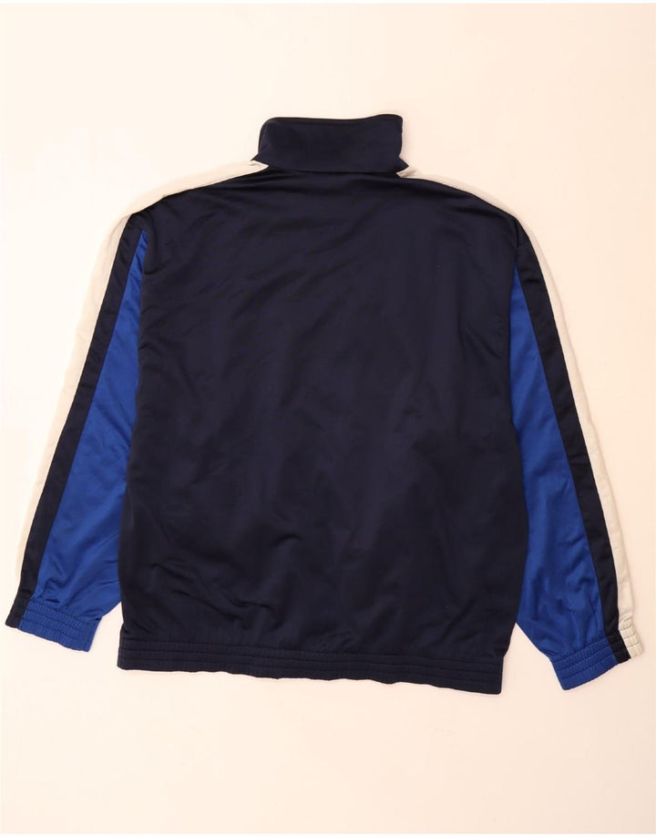 Ανδρική φόρμα LOTTO Top Jacket 2XL Navy Blue Colorblock Polyester
