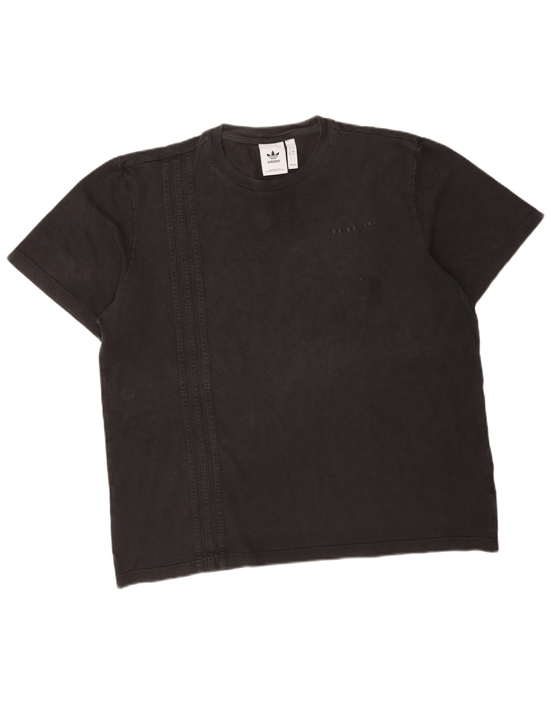 Ανδρικό T-Shirt Adidas Top μεγάλο μαύρο βαμβακερό