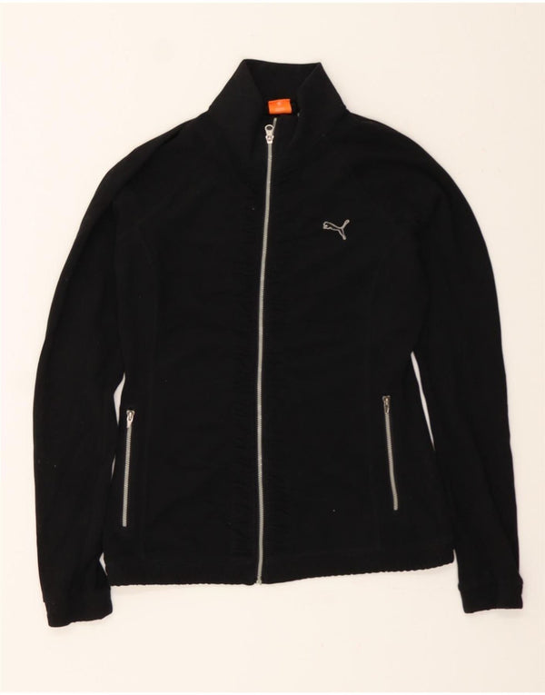 Γυναικεία φόρμα PUMA Top Jacket UK 10 Small Black Polyester