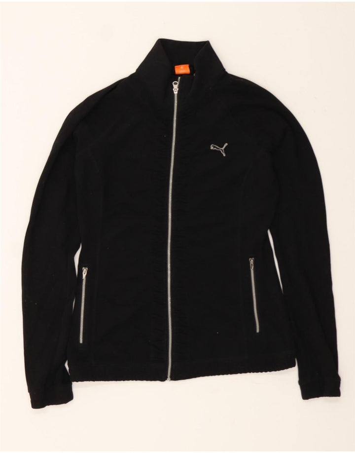 Γυναικεία φόρμα PUMA Top Jacket UK 10 Small Black Polyester