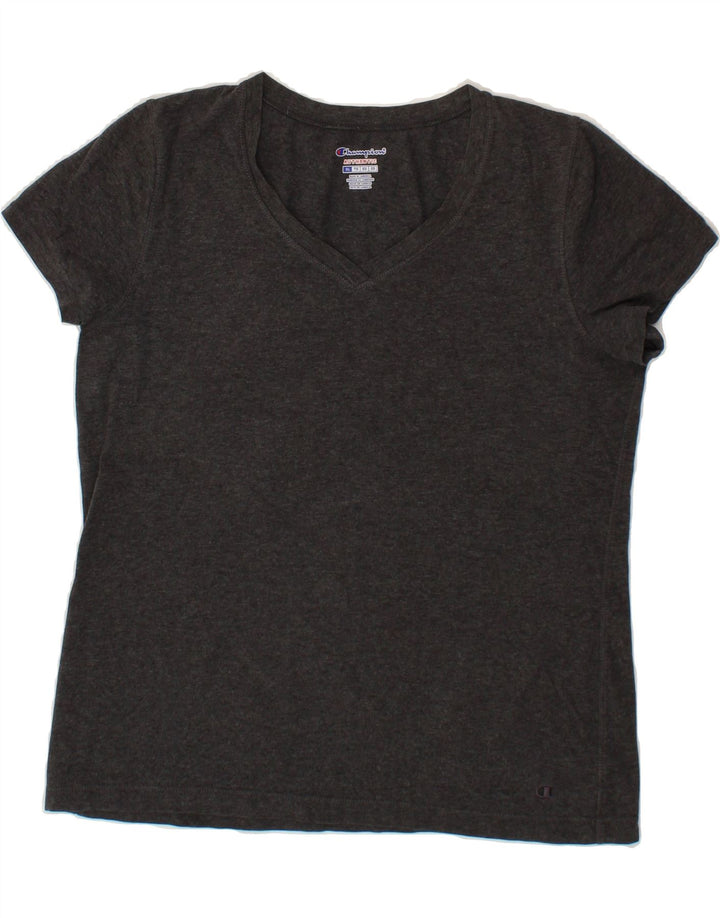 CHAMPION Womens T-Shirt Top UK 18 XL Grey Vintage Champion and Second-Hand Champion from Messina Hembry 