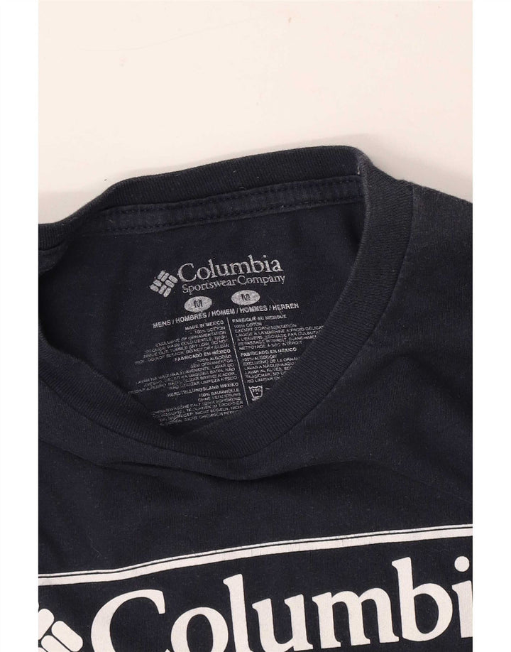 Ανδρικό γραφικό T-Shirt Columbia Top μεσαίο ναυτικό μπλε βαμβακερό