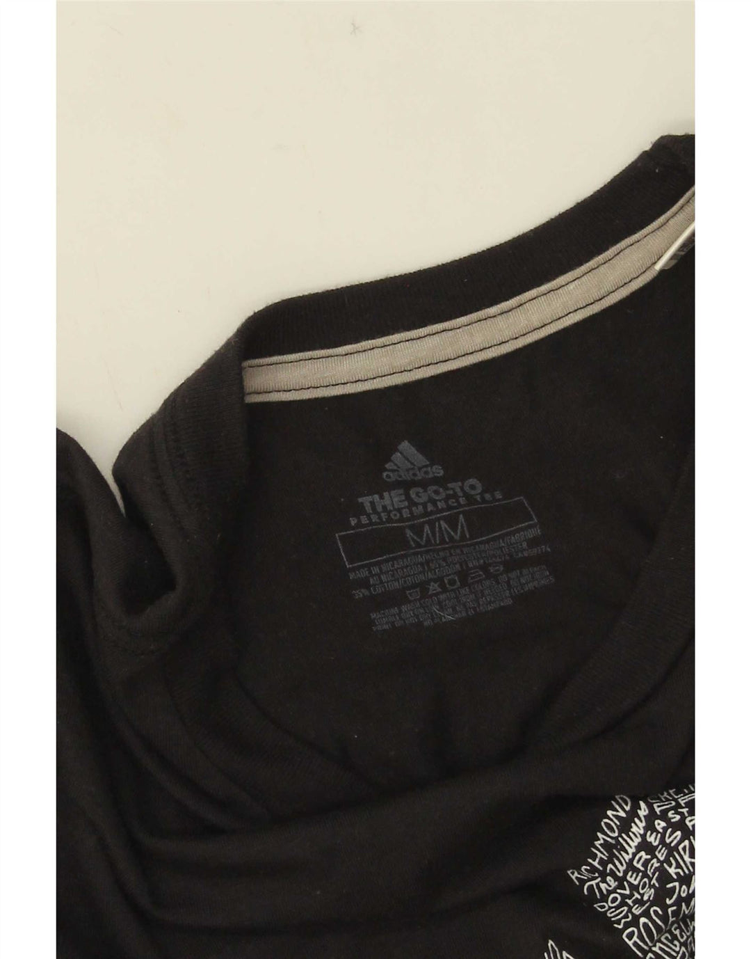 Adidas Ανδρικό T-Shirt Orlando Graphic Top Medium Black Polyester