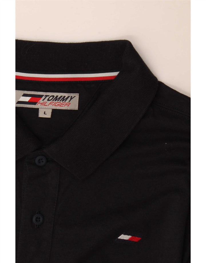 Tommy Hilfiger Ανδρικό πουκάμισο Polo Large Navy Blue