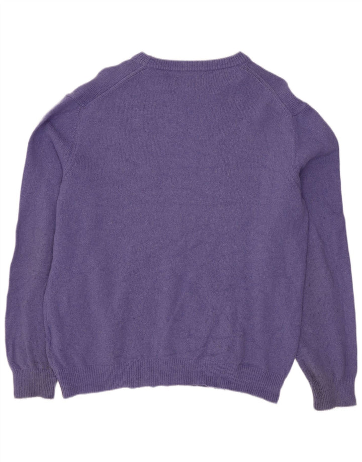 Ανδρικό πουλόβερ Marlboro Classics Boat Neck Jumper Μεγάλο Μωβ