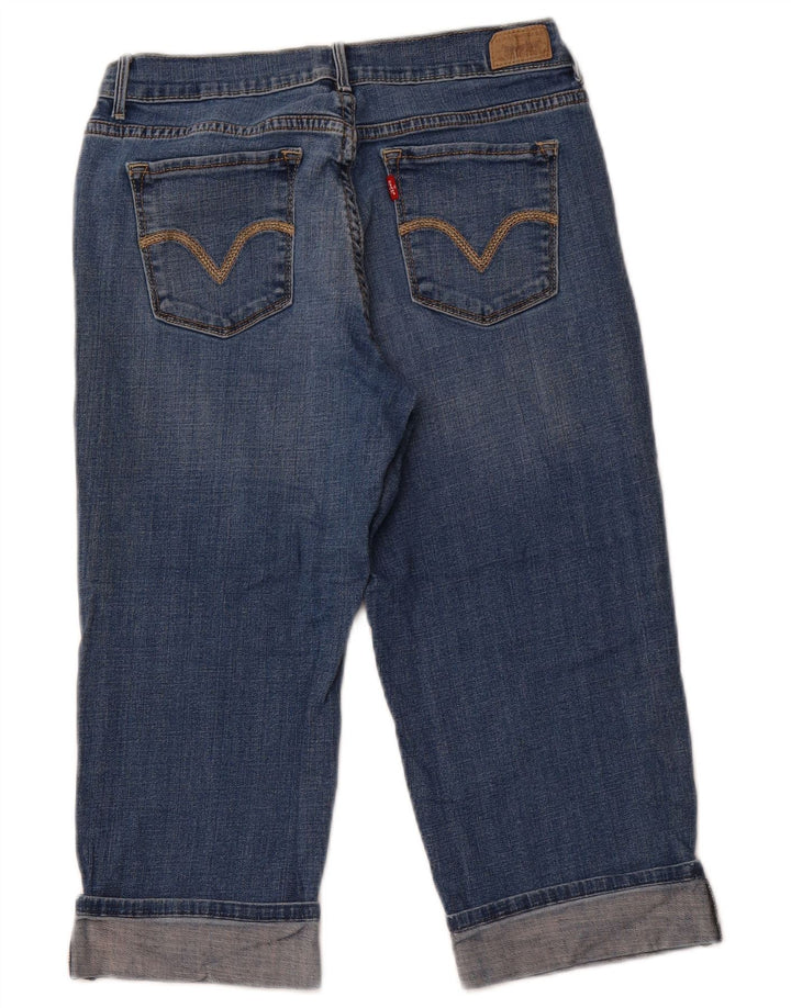 LEVI'S Γυναικείο 515 Capri Jeans US 8 Medium W28 L19 Μπλε βαμβακερό