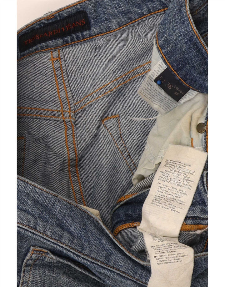 Ανδρικό τζιν Trussardi ίσιο W36 L32 Μπλε βαμβακερό