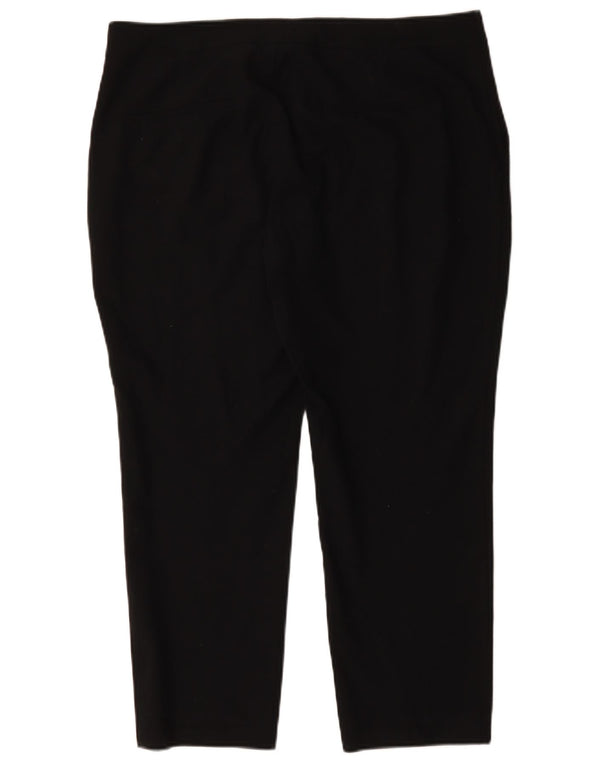 Zara Γυναικείο ίσιο παντελόνι Chino EU 42 Large W32 L26 Μαύρο